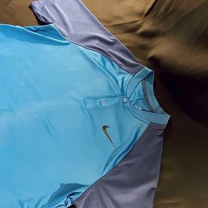 Nike Golf Dri-Fit Victory Blade Polo - Nebula Blue